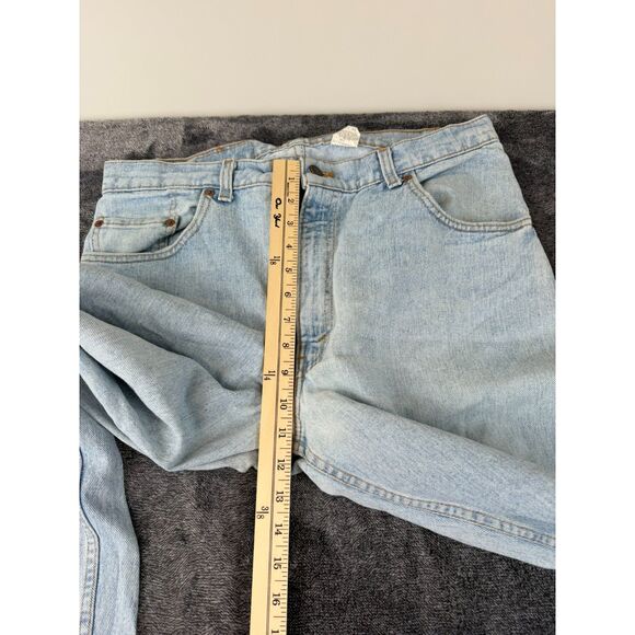 Vtg 90's Levi's 560 Light Blue Denim Jeans Baggy Men's 36X36(35X34.5) USA - Picture 8 of 13